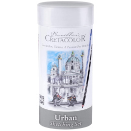 Cretacolor Urban Sketching Set 22-teilig in der Gruppe Stifte / Künstlerstifte / Skizzenstifte bei Pen Store (135649)