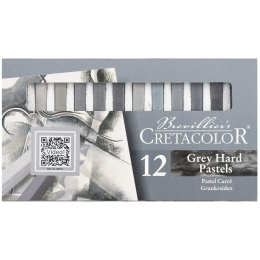 Pastellkreiden Hart Graustufen 12er-Set in der Gruppe Künstlerbedarf / Buntstifte und Bleistifte / Pastellkreiden bei Pen Store (135650)