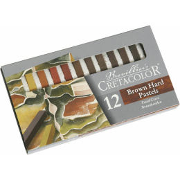 Pastellkreiden Hart Braun/Rot 12er-Set in der Gruppe Künstlerbedarf / Buntstifte und Bleistifte / Pastellkreiden bei Pen Store (135651)