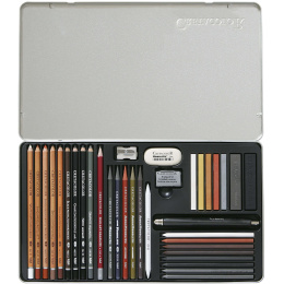 Ultimo Zeichnungssatz 35 Teile in der Gruppe Künstlerbedarf / Buntstifte und Bleistifte / Grafit- und Bleistifte bei Pen Store (135653)