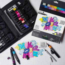 Promarker Modern Lettering Wallet 25er-Set in der Gruppe Stifte / Künstlerstifte / Marker bei Pen Store (135657)