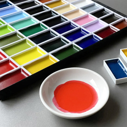 Gansai Tambi Aquarell 36er-Set in der Gruppe Künstlerbedarf / Künstlerfarben / Aquarell / Aquarellfarbe im Napf bei Pen Store (135661)