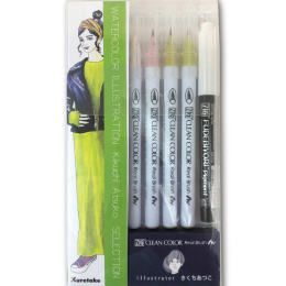 Clean Color Real Brush Illustration 8er-set 3 in der Gruppe Stifte / Künstlerstifte / Pinselstifte bei Pen Store (135663)