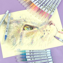 Clean Color Real Brush Illustration 8er-set 3 in der Gruppe Stifte / Künstlerstifte / Pinselstifte bei Pen Store (135663)