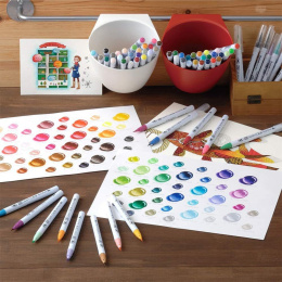 Clean Color Real Brush Illustration 8er-set 1 in der Gruppe Stifte / Künstlerstifte / Pinselstifte bei Pen Store (135665)