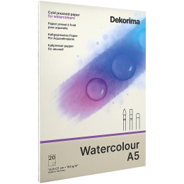 Watercolour Pad 165g A5 in der Gruppe Papier & Blöcke / Künstlerblöcke / Aquarellpapier bei Pen Store (135679)