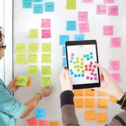 Post-it Super Sticky 76x127 Farbmix Energetic 6er-Pack in der Gruppe Papier & Blöcke / Schreiben und Notizen / Post-it und Notizblöcke bei Pen Store (135711)