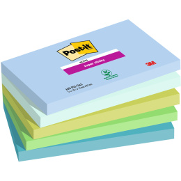 Post-it Super Sticky 76x127 Farbmix Oasis 5er-Pack in der Gruppe Papier & Blöcke / Schreiben und Notizen / Post-it und Notizblöcke bei Pen Store (135717)