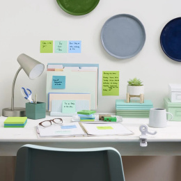 Post-it Super Sticky 76x127 Farbmix Oasis 5er-Pack in der Gruppe Papier & Blöcke / Schreiben und Notizen / Post-it und Notizblöcke bei Pen Store (135717)