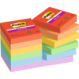 Post-it Super Sticky 47,6x47,6 Farbmix Playful 12er-Pack in der Gruppe Papier & Blöcke / Schreiben und Notizen / Post-it und Notizblöcke bei Pen Store (135719)