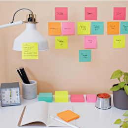 Post-it Super Sticky 47,6x47,6 Farbmix Cosmic 12er-Pack in der Gruppe Papier & Blöcke / Schreiben und Notizen / Post-it und Notizblöcke bei Pen Store (135730)