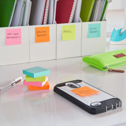 Post-it Super Sticky 47,6x47,6 Farbmix Cosmic 12er-Pack in der Gruppe Papier & Blöcke / Schreiben und Notizen / Post-it und Notizblöcke bei Pen Store (135730)