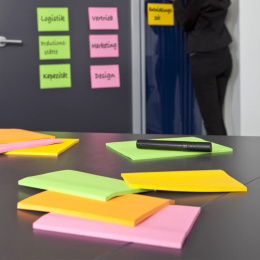 Post‑it Super Sticky 152×101 Meeting Farbenmix Neon 4er‑Pack in der Gruppe Papier & Blöcke / Schreiben und Notizen / Post-it und Notizblöcke bei Pen Store (135734)
