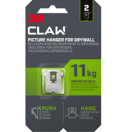 Claw Bilderhaken für Gipswand 11 kg 2er-Pack in der Gruppe Basteln & Hobby / Organisieren / Rahmen / Bilderaufhängung bei Pen Store (135735)