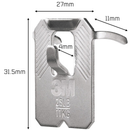 Claw Bilderhaken für Gipswand 11 kg 2er-Pack in der Gruppe Basteln & Hobby / Organisieren / Rahmen / Bilderaufhängung bei Pen Store (135735)