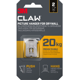 Claw Bilderhaken für Gipswand 20 kg 2er-Pack in der Gruppe Basteln & Hobby / Organisieren / Rahmen / Bilderaufhängung bei Pen Store (135737)