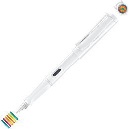 Safari All White Set Medium in der Gruppe Stifte / Fine Writing / Füllfederhalter bei Pen Store (135752)