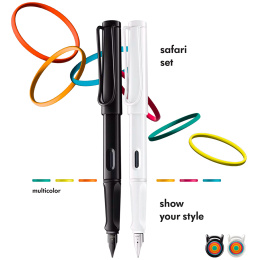 Safari All Black Set Medium in der Gruppe Stifte / Fine Writing / Füllfederhalter bei Pen Store (135755)