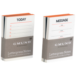 Letterpress Notes Set in der Gruppe Papier & Blöcke / Schreiben und Notizen / Post-it und Notizblöcke bei Pen Store (135793)