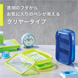 Federmäppchen Transparent Blau in der Gruppe Stifte / Schreibwaren / Schreibetuis und weitere Etuis bei Pen Store (135797)