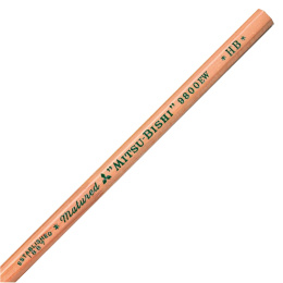 Bleistift Mitsubishi 9800EW 12er-Pack in der Gruppe Künstlerbedarf / Buntstifte und Bleistifte / Grafit- und Bleistifte bei Pen Store (135801_r)