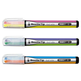Textmarker zweifarbig Grün/Violett in der Gruppe Stifte / Etikettierung und Büro / Textmarker bei Pen Store (135811)