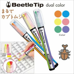 Textmarker zweifarbig Grün/Violett in der Gruppe Stifte / Etikettierung und Büro / Textmarker bei Pen Store (135811)