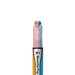 Textmarker zweifarbig Orange/Blau in der Gruppe Stifte / Etikettierung und Büro / Textmarker bei Pen Store (135812)