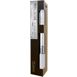 Druckbleistift MS01 0,5 mm Silber in der Gruppe Stifte / Schreiben / Druckbleistift bei Pen Store (135822)