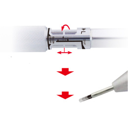 Druckbleistift MS01 0,3 mm Blau in der Gruppe Stifte / Schreiben / Druckbleistift bei Pen Store (135823)