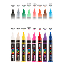Posca Brush PC-5BR in der Gruppe Stifte / Künstlerstifte / Marker bei Pen Store (135904_r)