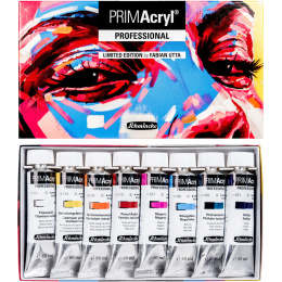 PRIMAcryl Acrylfarbe 60 ml 8er-Set Fabian Utta in der Gruppe Künstlerbedarf / Künstlerfarben / Acrylfarbe bei Pen Store (136013)