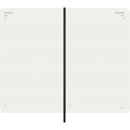 Kalender 12M Daily 2026 Softcover Large Black in der Gruppe Papier & Blöcke / Kalender und Terminkalender / 12 Monate Tageskalender bei Pen Store (136082)