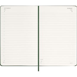 Kalender 12M Daily 2026 Hardcover Large Myrtle Green in der Gruppe Papier & Blöcke / Kalender und Terminkalender / 12 Monate Tageskalender bei Pen Store (136083)