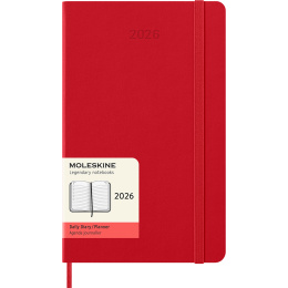 Kalender 12M Daily 2026 Hardcover Large Red in der Gruppe Papier & Blöcke / Kalender und Terminkalender / 12 Monate Tageskalender bei Pen Store (136084)