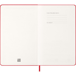 Kalender 12M Daily 2026 Hardcover Large Red in der Gruppe Papier & Blöcke / Kalender und Terminkalender / 12 Monate Tageskalender bei Pen Store (136084)