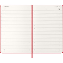 Kalender 12M Daily 2026 Hardcover Large Red in der Gruppe Papier & Blöcke / Kalender und Terminkalender / 12 Monate Tageskalender bei Pen Store (136084)