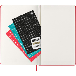 Kalender 12M Daily 2026 Hardcover Large Red in der Gruppe Papier & Blöcke / Kalender und Terminkalender / 12 Monate Tageskalender bei Pen Store (136084)