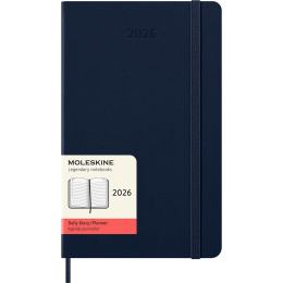 Kalender 12M Daily 2026 Hardcover Large Sapphire Blue in der Gruppe Papier & Blöcke / Kalender und Terminkalender / 12 Monate Tageskalender bei Pen Store (136086)