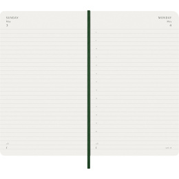 Kalender 12M Daily 2026 Softcover Large Myrtle Green in der Gruppe Papier & Blöcke / Kalender und Terminkalender / 12 Monate Tageskalender bei Pen Store (136088)