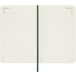 Kalender 12M Daily 2026 Softcover Pocket Myrtle Green in der Gruppe Papier & Blöcke / Kalender und Terminkalender / 12 Monate Tageskalender bei Pen Store (136089)