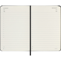 Kalender 12M Daily 2026 Hardcover Pocket Black in der Gruppe Papier & Blöcke / Kalender und Terminkalender / 12 Monate Tageskalender bei Pen Store (136090)