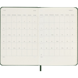 Kalender 12M Daily 2026 Hardcover Pocket Myrtle Green in der Gruppe Papier & Blöcke / Kalender und Terminkalender / 12 Monate Tageskalender bei Pen Store (136092)