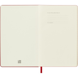 Kalender 12M Daily 2026 Hardcover Pocket Red in der Gruppe Papier & Blöcke / Kalender und Terminkalender / 12 Monate Tageskalender bei Pen Store (136093)