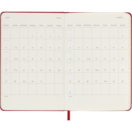 Kalender 12M Daily 2026 Hardcover Pocket Red in der Gruppe Papier & Blöcke / Kalender und Terminkalender / 12 Monate Tageskalender bei Pen Store (136093)