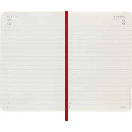 Kalender 12M Daily 2026 Softcover Pocket Red in der Gruppe Papier & Blöcke / Kalender und Terminkalender / 12 Monate Tageskalender bei Pen Store (136094)