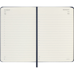 Kalender 12M Daily 2026 Hardcover Pocket Sapphire Blue in der Gruppe Papier & Blöcke / Kalender und Terminkalender / 12 Monate Tageskalender bei Pen Store (136095)