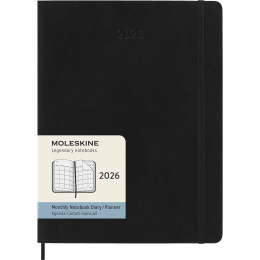 Kalender 12M Monthly 2026 Softcover XL Black in der Gruppe Papier & Blöcke / Kalender und Terminkalender / 12 Monate Tageskalender bei Pen Store (136099)