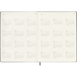 Kalender 12M M+ Digital Planner Weekly Vertical 2026 XL Black in der Gruppe Papier & Blöcke / Kalender und Terminkalender / 12 Monate Tageskalender bei Pen Store (136102)