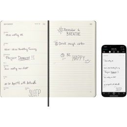 Kalender 12M M+ Digital Planner Weekly Note 2026 Large Black in der Gruppe Papier & Blöcke / Kalender und Terminkalender / 12 Monate Tageskalender bei Pen Store (136103)